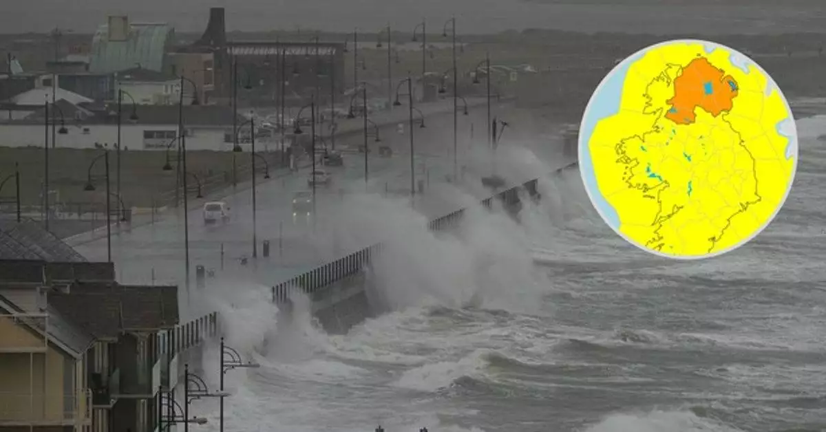 നാളെ അയർലണ്ടിലെ മിക്ക കൗണ്ടികളിലും സ്റ്റാറ്റസ് ഓറഞ്ച് മുന്നറിയിപ്പ്