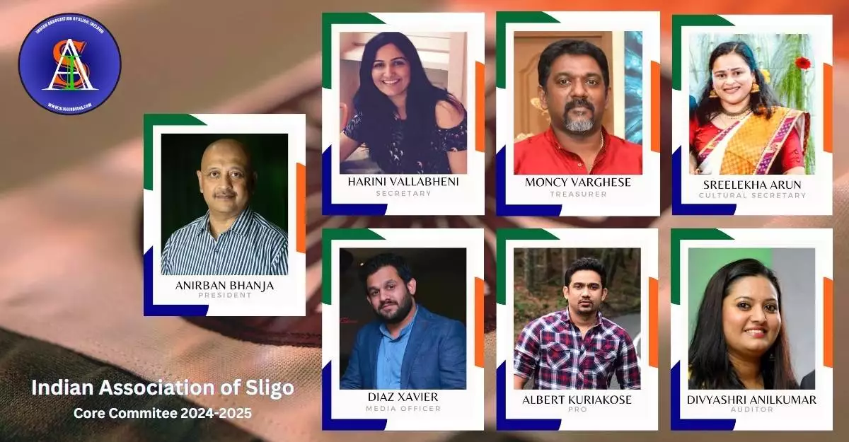 Indian Association of Sligo Core Committee 2024-25