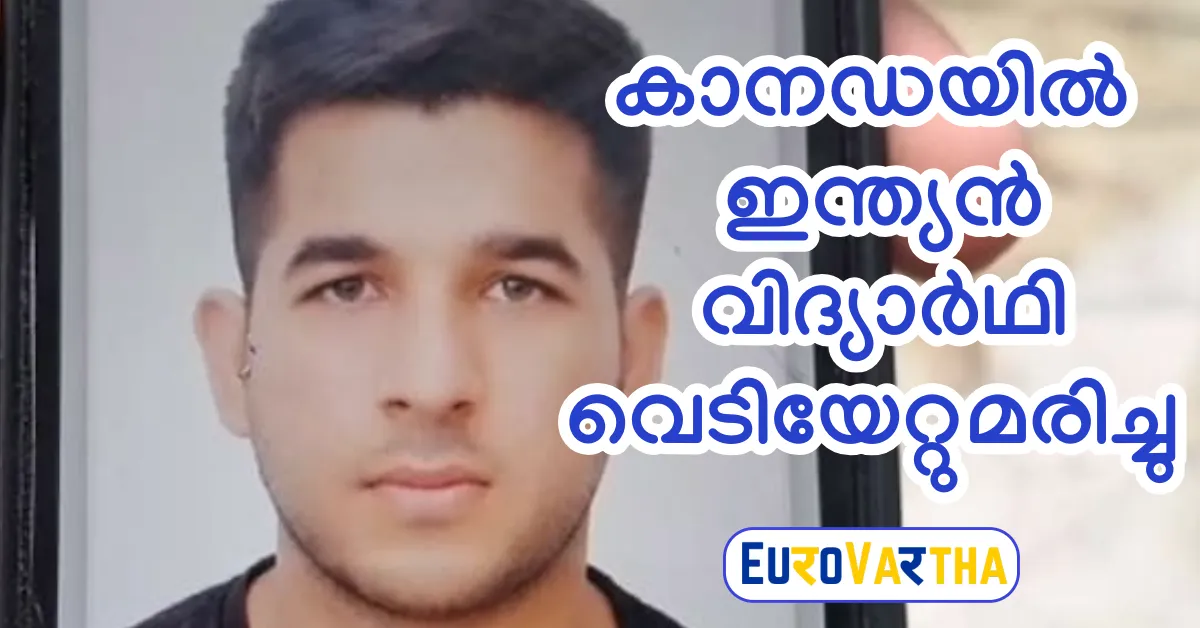 Indian student shot dead in car in Canada