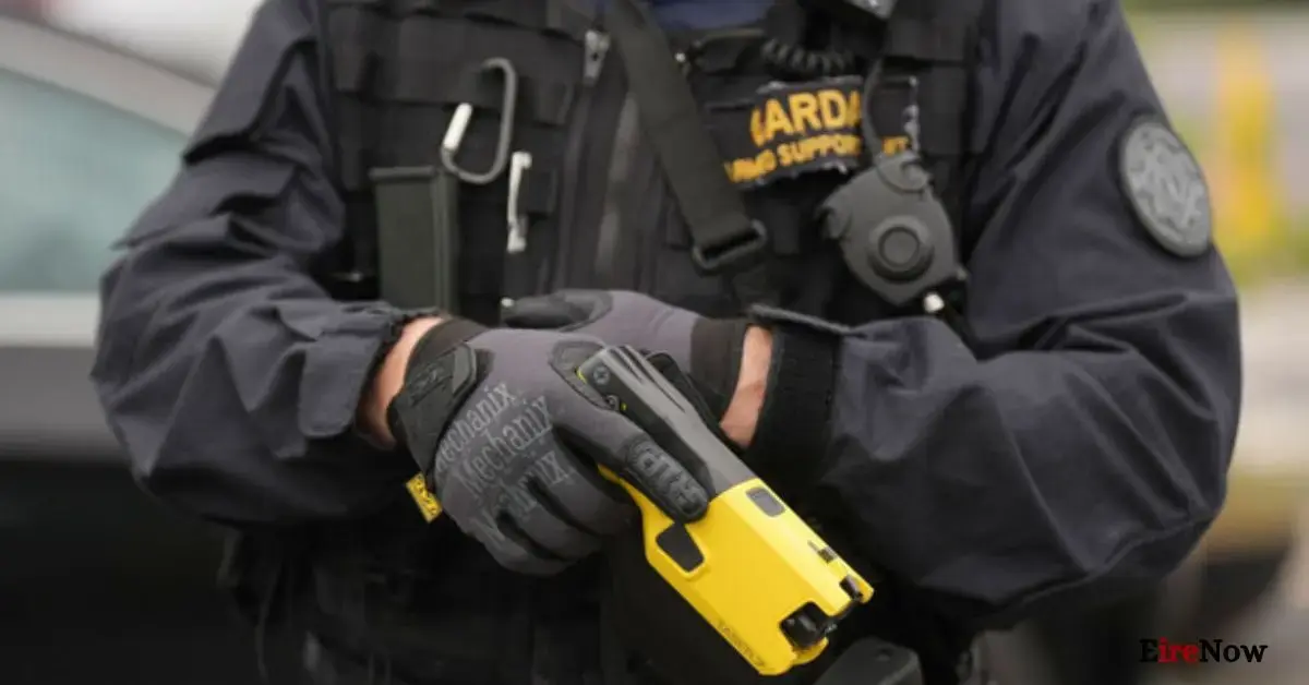 over 100 frontline gardaí to be armed with tasers in new pilot project.